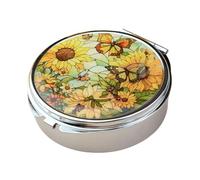 Eleganter Schmuck Organizer aus Metall mit verspiegelten, multifunktionalen Aufbewahrungsfächern für Medikamente und kleine Gegenstände Verspiegelte Schmuckschatulle mit Fächern