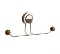 Eleganter Wand-Schmuckhalter zur effizienten Aufbewahrung von Halsketten, Armbändern und Ohrringen an einem Ort (Walnuss)