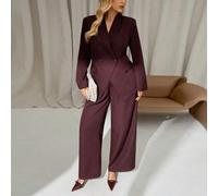 Elegantes 2-teiliges Set in Große Größen bestehend aus doppelreihiger Blazer und Hose