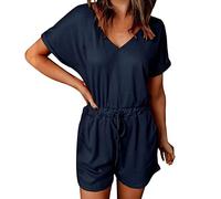 Elegantes Outfit Damen Komplett, Jumpsuit Sommer Romper Jumpsuits Outfits Kleidung Einteiler Playsuit Hochzeit Elegant Party Overall Schickes Hosenanzug Anzug Festlich Festlicher Hosenanzug