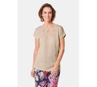 Elegantes Shirt mit feinen Glanzgarnen braun 42