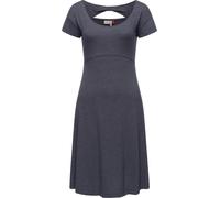 Elegantes Sommerkleid "Lunngo Solid" Navy L