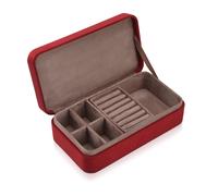 ELEGANTIA Jewellery Box - Burgundy Velvet