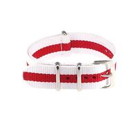 Elegantyl 18mm 20mm 22mm Nato Nylon Uhrenarmband Bunte Streifen Uhrenarmband Herren- und Damenuhrenzubehör, 20mm