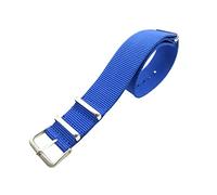Elegantyl 18mm 20mm Stripe Nato Woven Fiber Uhrenarmband Nato Strap Nylon Watch Ersatzarmband, Blau, 20mm