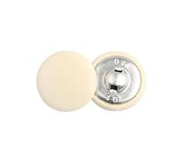 Elegantyl 20 Stück 11-32mm Lederknöpfe zum Selbermachen, Nähen, Kleidung, Accessoires, Windjacke, Mantelknöpfe, Sofaknöpfe, Beige, 20mm
