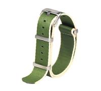 Elegantyl 20mm 22mm Sicherheitsgurt-Uhrenarmband Nylon-Nato-Armband für Ersatzarmband für Militäruhren, 22mm