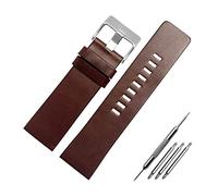 Elegantyl 26mm 28mm 30mm 32mm Leder Uhrenarmband Herrenuhr Ersatzarmband + Montagewerkzeug, 28mm