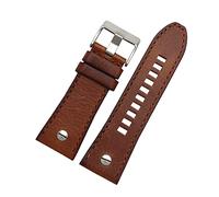 Elegantyl Armband 24mm 26mm 28mm Leder Uhrenarmband Herrenuhr Ersatzarmband + Montagewerkzeug, 28mm