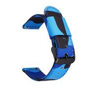 Elegantyl Camouflage Canvas Nylon Uhrenarmband 18mm 20mm 22mm 24mm Sport wasserdichtes Uhrenarmband Uhrenzubehör, 24mm