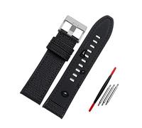 Elegantyl Canvas Resin Double-Layer-Armband 24mm 26mm 28mm Uhrenarmband Herrenuhrenzubehör, 26mm