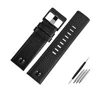 Elegantyl Echtes Lederarmband 22 24 26 27 28 30mm Uhrenarmband für Herrenuhr Ersatzarmband, 28mm