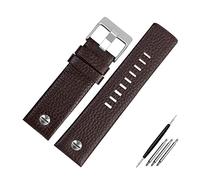 Elegantyl Echtes Lederarmband 22 24 26 27 28 30mm Uhrenarmband für Herrenuhr Ersatzarmband, 30mm
