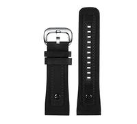 Elegantyl Echtes Lederarmband 28mm Herrenuhrarmband mit Dornschließe Uhrenzubehör + Installationswerkzeug, 28mm