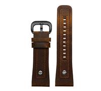 Elegantyl Echtes Lederarmband 28mm Herrenuhrarmband mit Dornschließe Uhrenzubehör + Installationswerkzeug, 28mm