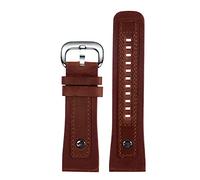 Elegantyl Echtes Lederarmband 28mm Herrenuhrarmband mit Dornschließe Uhrenzubehör + Installationswerkzeug, 28mm