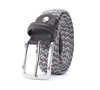 Elastischer Gürtel Herren Gewebter Elastischer Gürtel 3,4cm Breite Nylon Flechtgürtel Jeansgürtel Bekleidungszubehör, 150cm