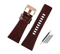Elegantyl Lederarmband 22mm - 34mm Herrenuhr Ersatzarmband Uhrenzubehör + Montagewerkzeug, 34mm
