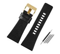 Elegantyl Lederarmband 22mm - 34mm Herrenuhr Ersatzarmband Uhrenzubehör + Montagewerkzeug, 34mm