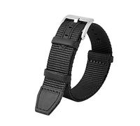 Elegantyl Nato Nylon Uhrenarmband 20mm 22mm wasserdichtes Uhrenarmband Militär Sport Canvas Armband Uhrenzubehör, 20mm