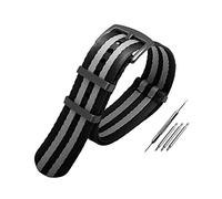 Elegantyl Nato-Nylonarmband 20mm - 23mm Wasserdichtes Uhrenarmband Atmungsaktives und schweißableitendes Uhrenzubehör, 23mm