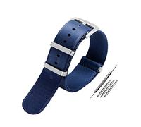 Elegantyl Nato-Nylonarmband 20mm - 23mm Wasserdichtes Uhrenarmband Atmungsaktives und schweißableitendes Uhrenzubehör, 21mm
