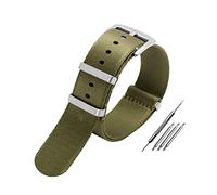Nato-Nylonarmband 20mm - 23mm Wasserdichtes Uhrenarmband Atmungsaktives und schweißableitendes Uhrenzubehör, 21mm