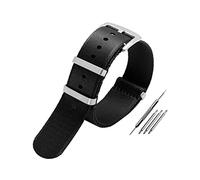 Elegantyl Nato-Nylonarmband 20mm - 23mm Wasserdichtes Uhrenarmband Atmungsaktives und schweißableitendes Uhrenzubehör, 21mm