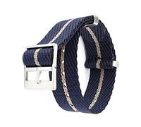 Elegantyl Nato Uhrenarmband 18mm 20mm 22mm 24mm Nylon Armband Männer Frauen Soft Sport Wasserdichtes Uhrenarmband, Dunkelblau, 20mm