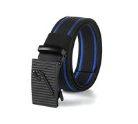 Elegantyl Nylon-Automatikschnalle Herrengürtel Outdoor-Jeansgürtel 3,5cm Breite Canvas-Bund Taktischer Gürtel für Herren, 100cm