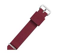 Elegantyl Nylon-Uhrenarmband 12mm - 20mm Buntes Streifen-Uhrenarmband Uhrenarmband für Herren und Damen, 13mm