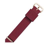Elegantyl Nylon-Uhrenarmband 12mm - 20mm Buntes Streifen-Uhrenarmband Uhrenarmband für Herren und Damen, 14mm