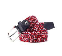 Elegantyl Polyester Elastischer Gürtel Herren Gewebter Elastischer Stretchgürtel Geflochtener Stretchgürtel 3,4cm Breite Canvas Gürtel, 145cm