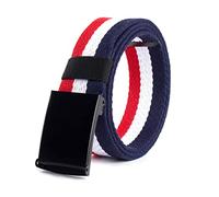 Elegantyl Rainbow Stripes Tactical Military Herren Nylongürtel 3,8cm Breite Casual Jeans Damen Canvas Gürtel, 120cm