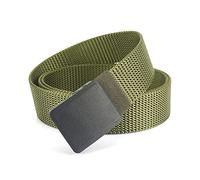 Elegantyl Taktischer Gürtel ohne Metall-Kunststoffschnalle Gürtel männlicher Outdoor-Sportgürtel Militärtraining Hüftgurt Hosen Zubehör, Armeegrün, 120cm