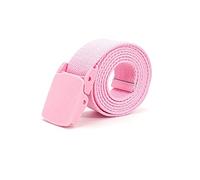 Elegantyl Taktischer Nylongürtel, verstellbar, einfache Schnalle, Canvas-Gürtel, 3,2cm breit, Herren, Damen, Jeans, Gürtel, Zubehör, Rosa, 100cm