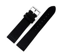 Wildleder Uhrenarmband 16mm - 22mm Uhrenarmband Weiche Armeegrün/Braun/Khaki Uhrenarmband Dornschließe Uhrenarmband, 18mm