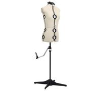 Eleganz Schneiderpuppe verstellbar weiblich - Höhenverstellbare Kleiderpuppe aus Polyester & ABS, Größe 33-40 - Ideal für Kleiderschränke & Modeateliers - Stilvoll & langlebig