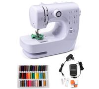 Elektrische tragbare Nähmaschine für Anfänger, Mini-Nähmaschine für Erwachsene mit 12-Stichmuster-Nähsatz