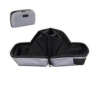 Elektronischer Reise-Organizer - Ladegerät-Organizer, stoßfeste Tech-Tasche für Kabel, Drähte, Schutztasche mit Reißverschluss, wasserdichtes Reisezubehör für Festplatte, 22,6 x 13,9 x 8,9 cm, grau