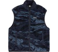 Element - ärmelloses winddichtes Fleece - Classic Sherpa Vest Spirit Camo Blue für Herren - Größe M - Navy blau Navy blau M
