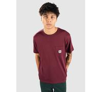 Element Basic Pocket Label T-Shirt tawny port Herren Gr. S
