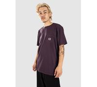 Element Basic Pocket Pigment T-Shirt plum perfect Herren Gr. S