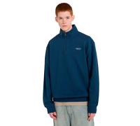 Element - Bekleidung Element Co Emb Quarter Zip - Blau - Größe S