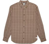 Langarmhemd ELEMENT "Button Down Regular Flannel", Herren, Gr. L, US-Größen, tartan aluminium, 100% Baumwolle, Hemden (58114330-L) tartan aluminium