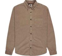 Element - Cordhemd - Button Down Regular Corduroy Blue Caribou für Herren aus Baumwolle - Größe M - Braun Braun M