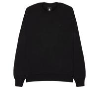 Strickpullover ELEMENT "Icon Embroidery", Herren, Gr. XS, off schwarz, Obermaterial: 50% Baumwolle, 50% Polyester., Pullover Strickpullover (23188222-XS) off schwarz