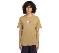 T-Shirt ELEMENT "Dual", Herren, Gr. S, grün (khaki), [Hauptstoff] 100% Bio-Baumwolle, Shirts (33587333-S) khaki