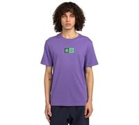 T-Shirt ELEMENT "Dual", Herren, Gr. M, veronica, 100% Baumwolle, Kurzarm, Shirts (36894259-M) veronica