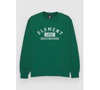 Sweatshirt ELEMENT "Home Team", Herren, Gr. S, grün (dunkelgrün), 55% Baumwolle, 25% Baumwolle, 20% Polyester, Sweatshirts Sweatshirt (32376134-S) dunkelgrün